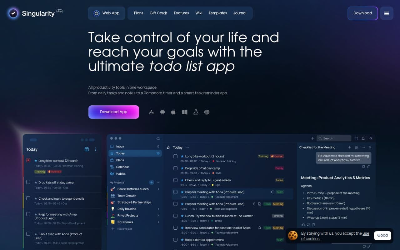 SingularityApp