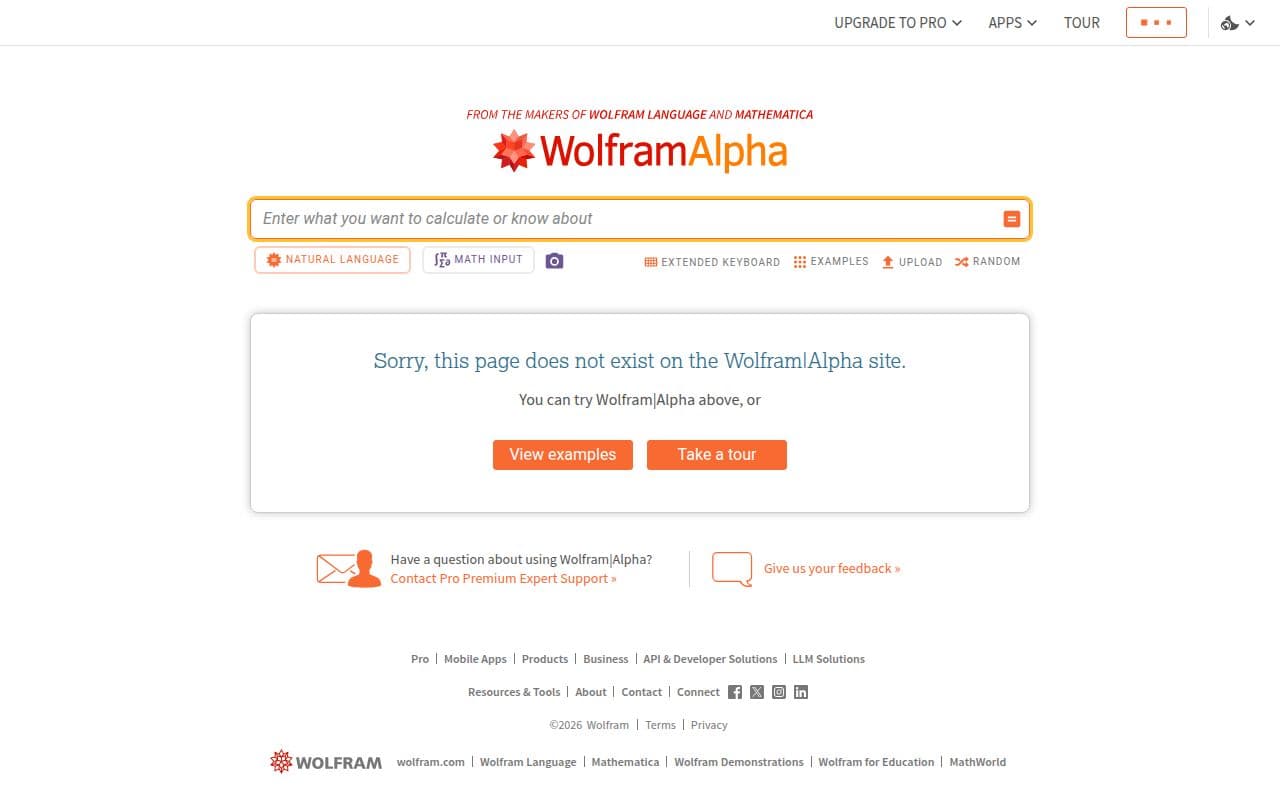 WolframAlpha