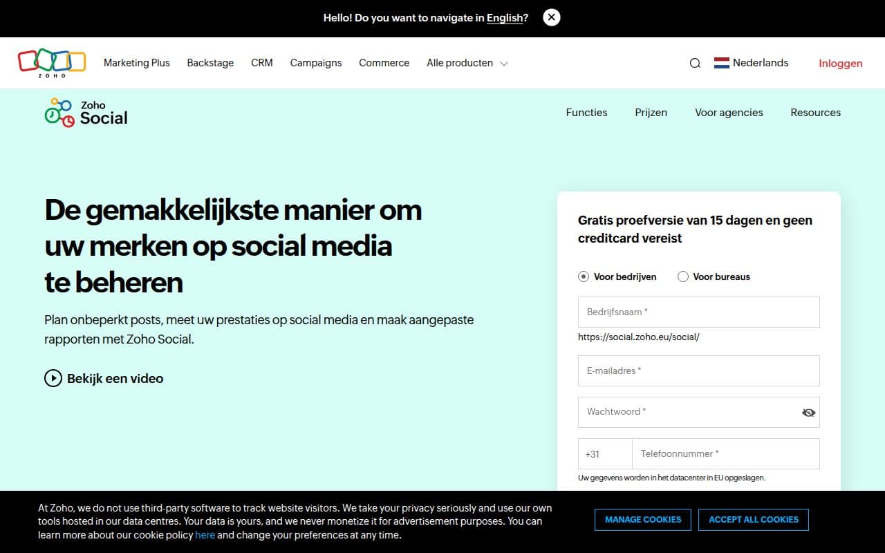 Zoho Social